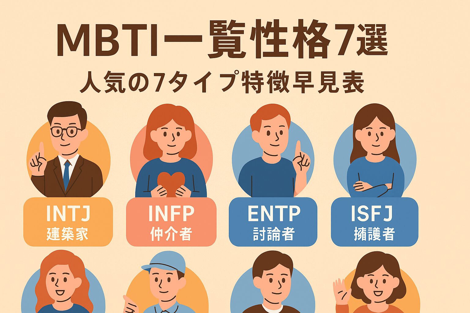 MBTI性格タイプ16種類まとめ一覧｜あなたのタイプがすぐわかる！